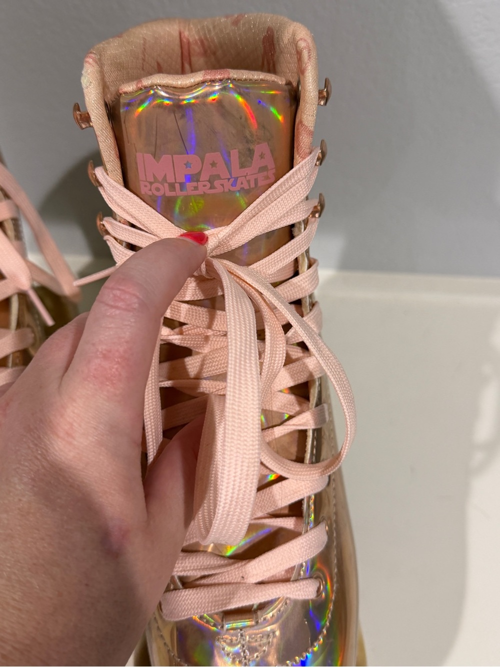 Rose Gold Impala Roller Skates - Picture 2 of 6